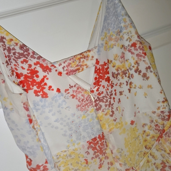 Dex Floral midi dress M - Picture 3 of 4